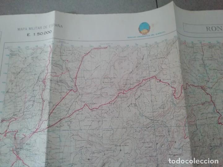Mapas contempor&aacute;neos: Mapa del servicio geogr&aacute;fico del ej&eacute;rcito de Ronda a&ntilde;o 1985 - Foto 7