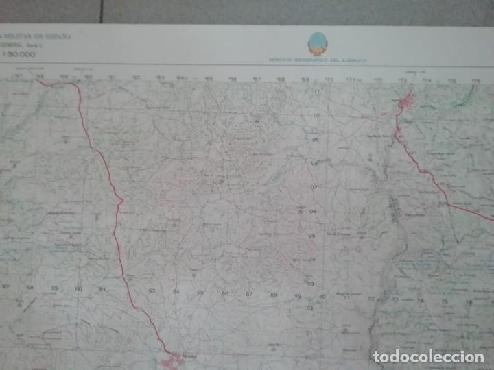 Mapas contempor&aacute;neos: Mapa servicio geogr&aacute;fico del ej&eacute;rcito de Alcantara. Malaga - Foto 2