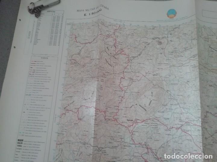 Mapas contempor&aacute;neos: Mapa servicio geogr&aacute;fico del ej&eacute;rcito de Alcantara. Malaga - Foto 4