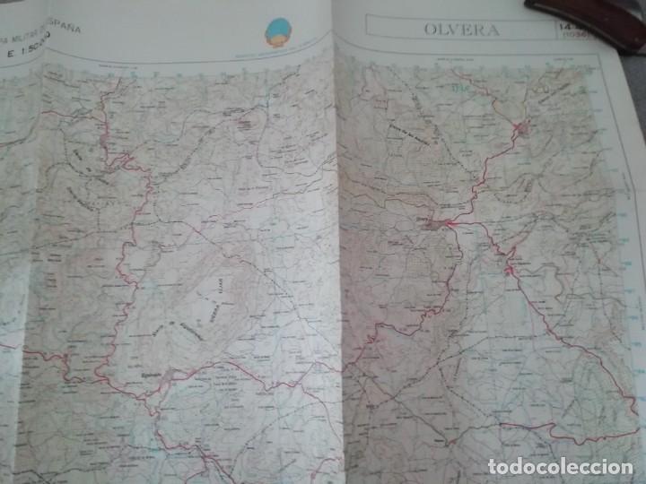 Mapas contempor&aacute;neos: Mapa servicio geogr&aacute;fico del ej&eacute;rcito de Alcantara. Malaga - Foto 5
