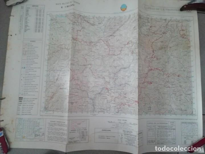 Zeitgen&ouml;ssische Karten: Mapa del servicio geogr&aacute;fico del ej&eacute;rcito Cortes de la frontera M&aacute;laga 1985