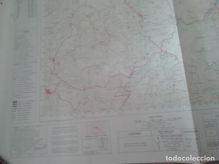 Mapas contempor&aacute;neos: Mapa servicio geogr&aacute;fico del ej&eacute;rcito. Teba, M&aacute;laga 1980 - Foto 2