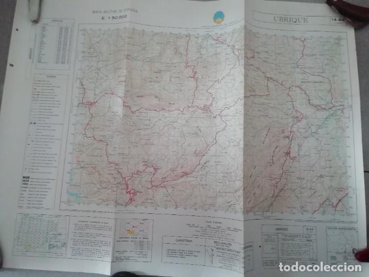 Mapas contempor&aacute;neos: Mapa del servicio geogr&aacute;fico del ej&eacute;rcito Ubrique Cadiz - Foto 2