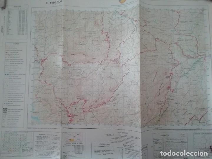 Mapas contempor&aacute;neos: Mapa del servicio geogr&aacute;fico del ej&eacute;rcito Ubrique Cadiz - Foto 3