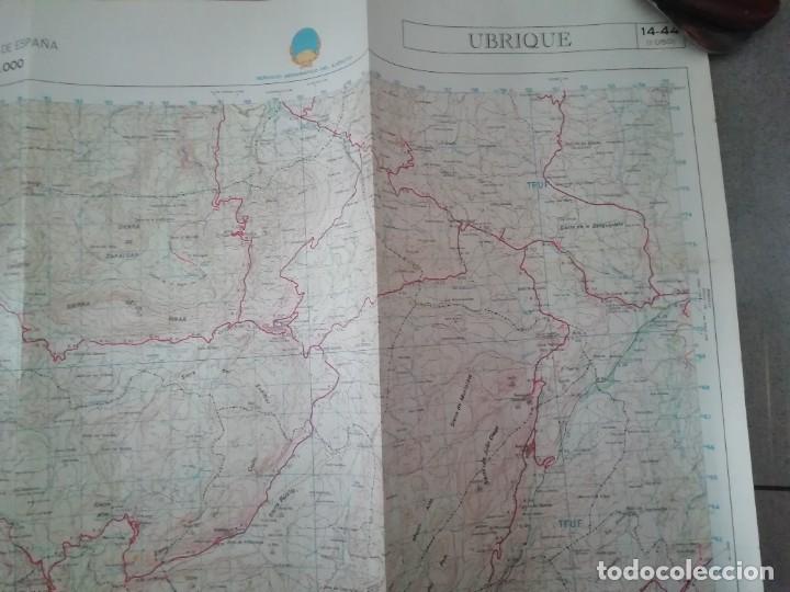 Mapas contempor&aacute;neos: Mapa del servicio geogr&aacute;fico del ej&eacute;rcito Ubrique Cadiz - Foto 4