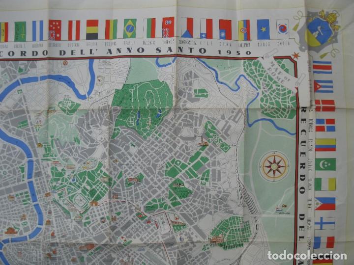 Mapas contempor&aacute;neos: PLANO - MAPA DE ROMA - A&Ntilde;O 1950. - Foto 3