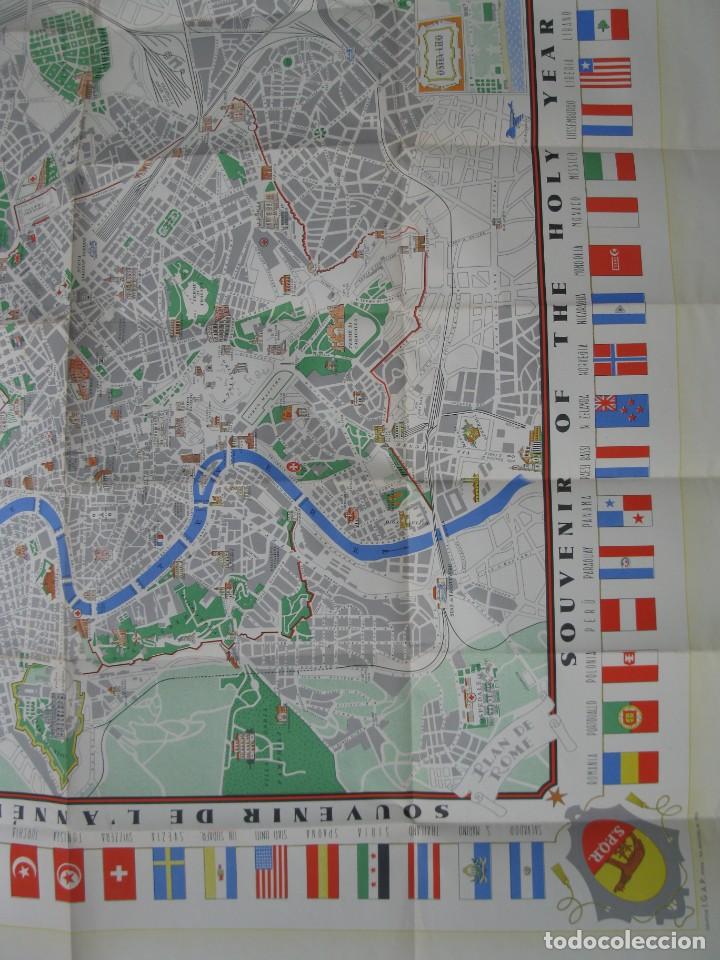 Mapas contempor&aacute;neos: PLANO - MAPA DE ROMA - A&Ntilde;O 1950. - Foto 4