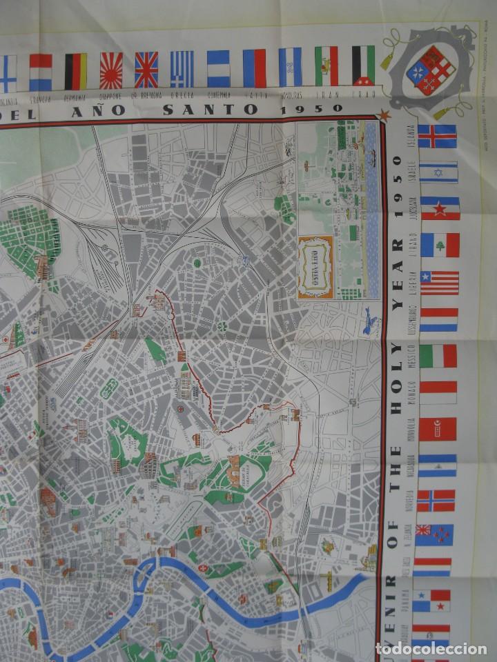 Mapas contempor&aacute;neos: PLANO - MAPA DE ROMA - A&Ntilde;O 1950. - Foto 5