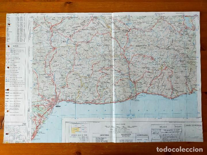 Mappe contemporanee: MAPA MILITAR: M&Aacute;LAGA 9-22/23, ESCALA 1:100.000 // A&ntilde;o 1988 SERVICIO GEOGR&Aacute;FICO DEL EJ&Eacute;RCITO