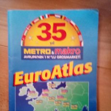Mapas contemporáneos: EUROATLAS METRO. Lote 339757988