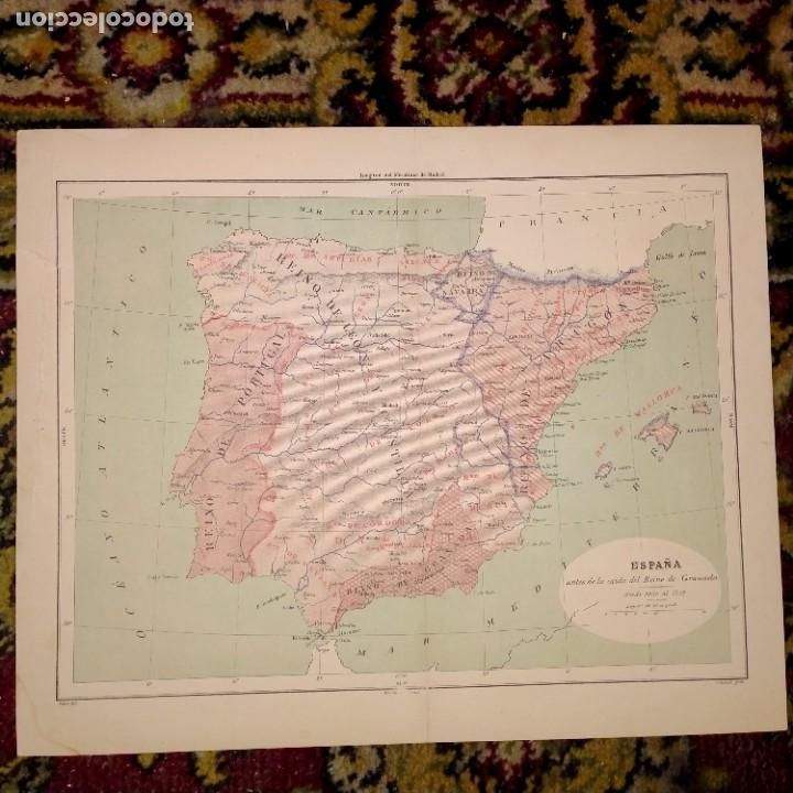 Mappe contemporanee: MAPA DE ESPA&Ntilde;A COLEGIO DE SAN LUIS GONZAGA