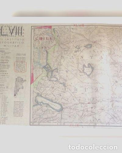Mapas contempor&acirc;neos: mapa la prensa ano 1933 chile aisen santa cruz Ed. 1933