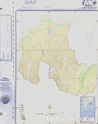 Mapas contempor&acirc;neos: mapas n3 jujuy fisico politico x40