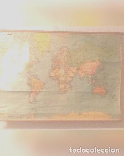 Mapas contempor&acirc;neos: mapa planisferio