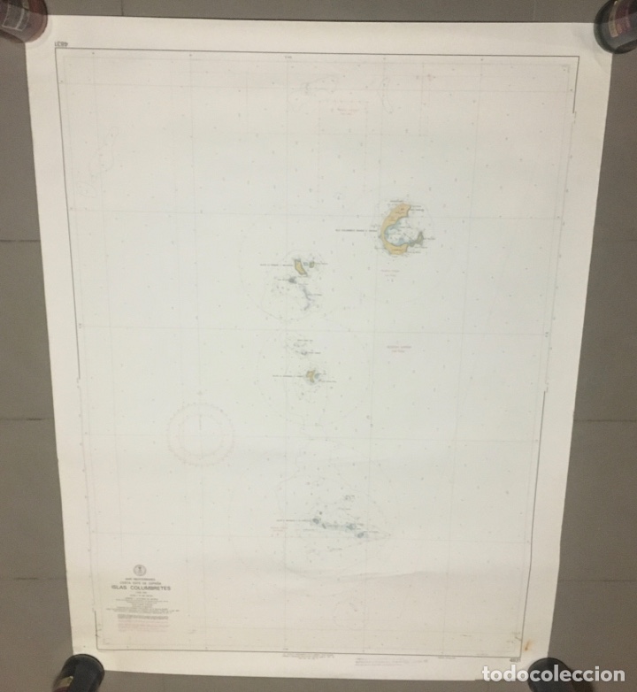 Mapas contempor&acirc;neos: MAPA MEDITERR&Aacute;NEO COSTA ESTE ISLAS COLUMBRETES A&Ntilde;O1996