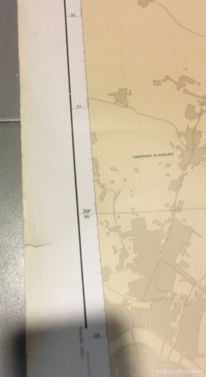 Mapas contempor&aacute;neos: MAPA APROCHES DEL PUERTO DE VALENCIA 1987 - Foto 1