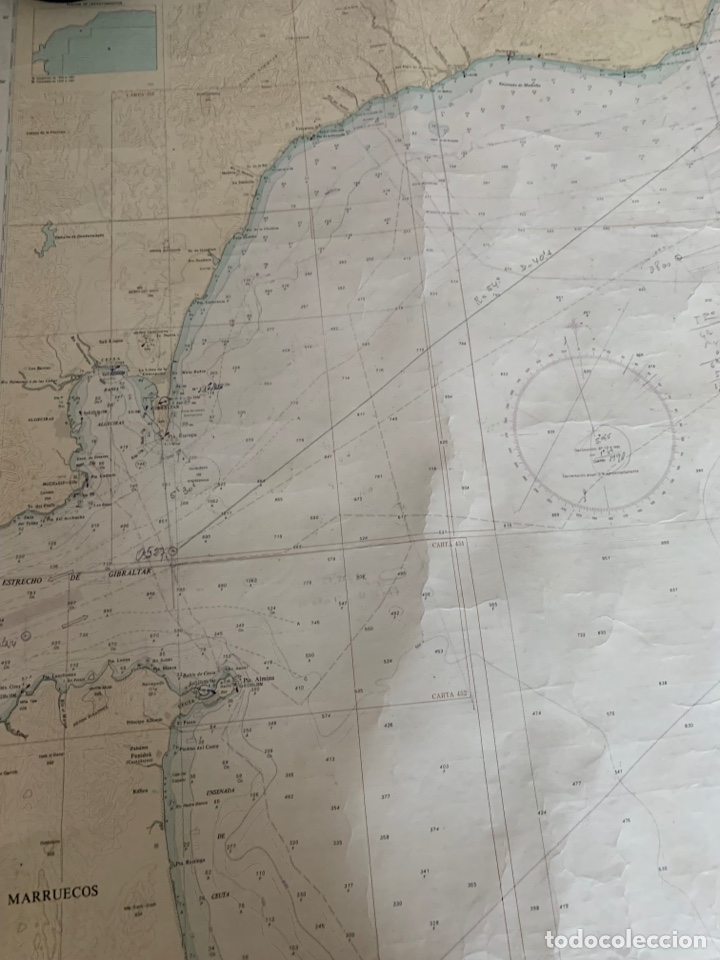 Mapas contempor&aacute;neos: Mapa 1979 de Punta Carnero a cabo Sacratif - Foto 2