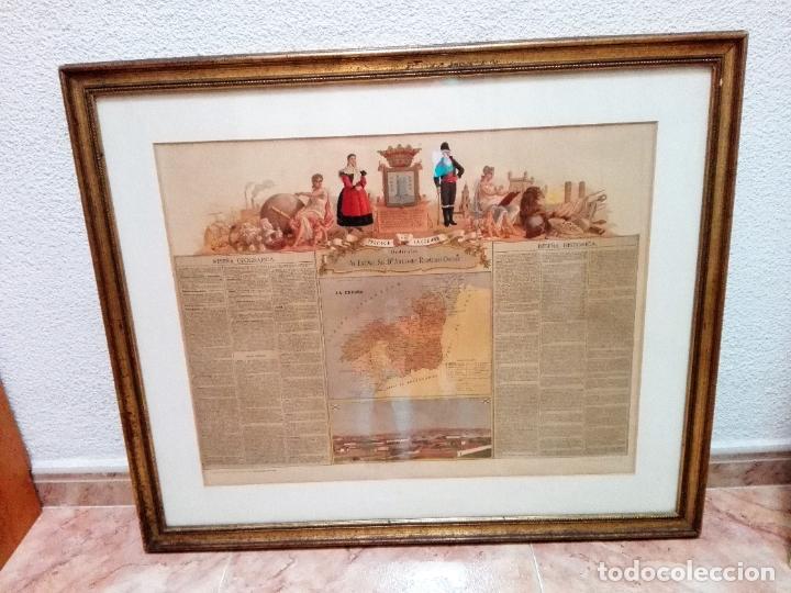 Mapas contempor&acirc;neos: &rdquo; La Coru&ntilde;a &rdquo; Cromolitograf&iacute;a Aleg&oacute;rica. Procede: Atlas Geogr&aacute;fico de las provincias de Espa&ntilde;a,1875