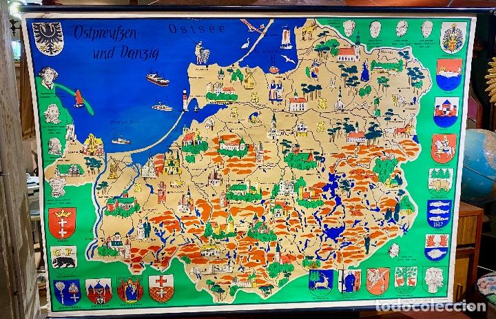 Mapas contempor&aacute;neos: Mapa alem&aacute;n Ostprufzen und Danzig - Foto 1