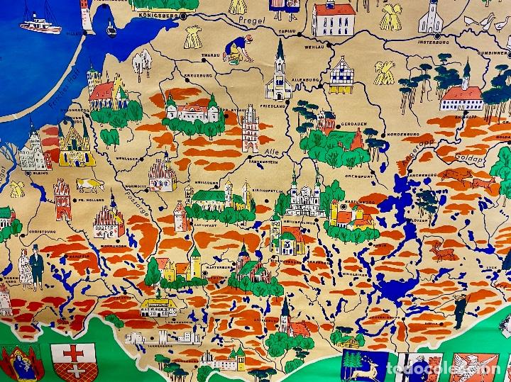 Mapas contempor&aacute;neos: Mapa alem&aacute;n Ostprufzen und Danzig - Foto 11