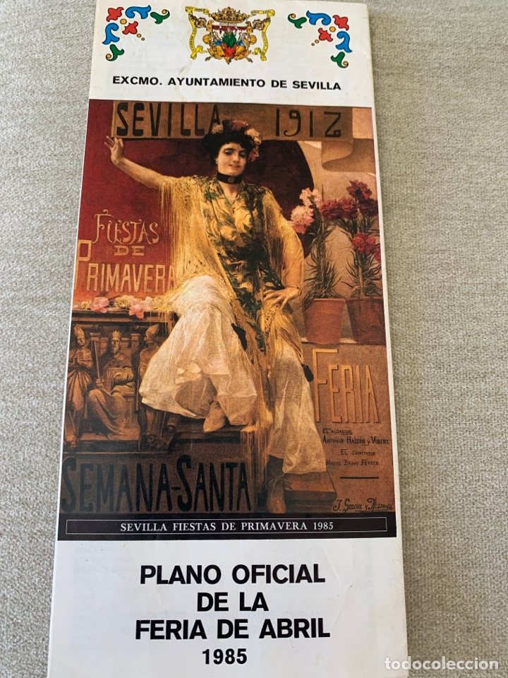 Mapas contempor&aacute;neos: Plano Feria Sevilla 1985 - Foto 1