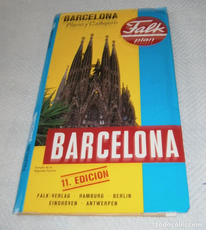 Zeitgen&ouml;ssische Karten: plano y callejero de Barcelona Falk plan