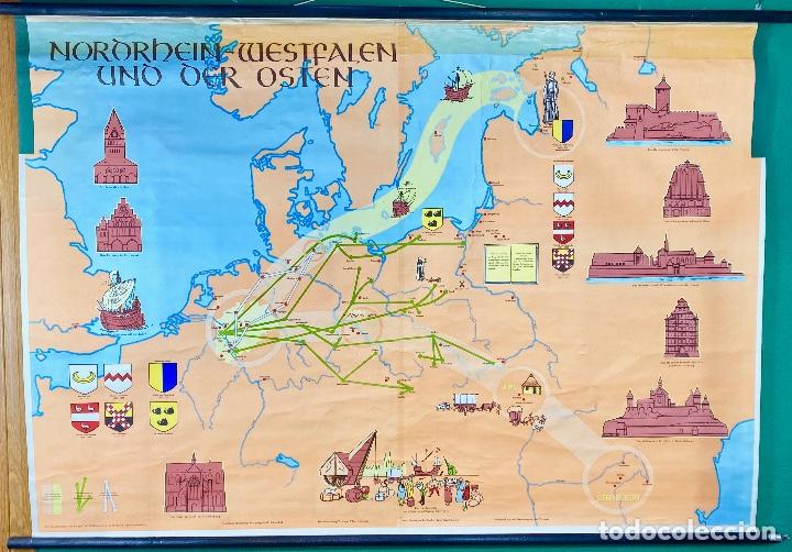 Mapas contempor&aacute;neos: Mapa alem&aacute;n Renania del Norte - Foto 1