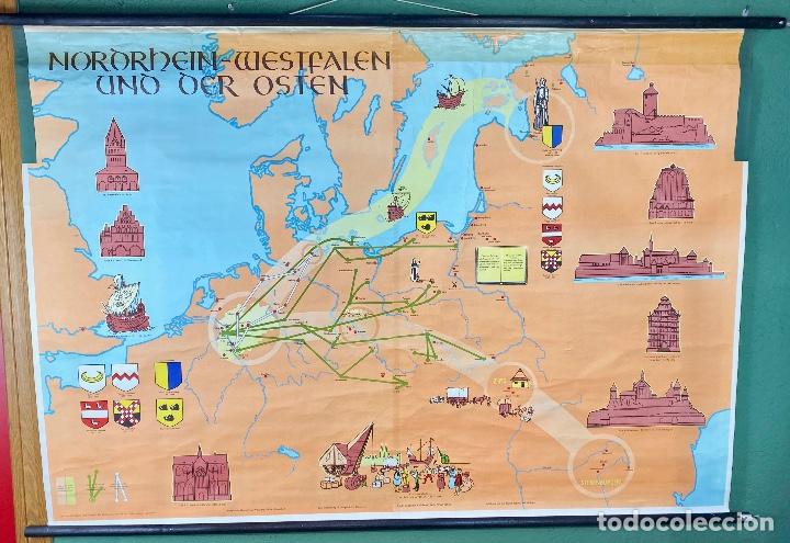 Mapas contempor&aacute;neos: Mapa alem&aacute;n Renania del Norte - Foto 3