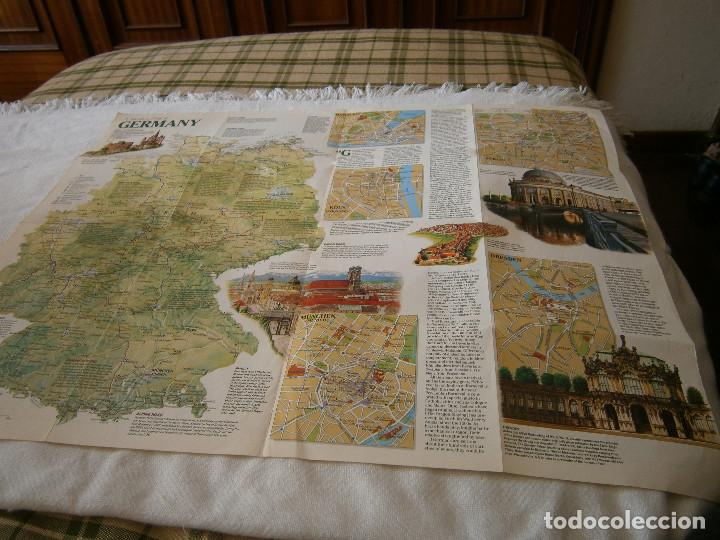 Zeitgen&ouml;ssische Karten: mapa Germany en ingles national geographic a&ntilde;o 1991