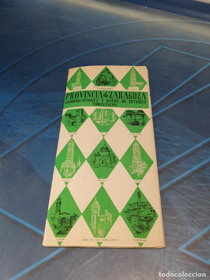 Zeitgen&ouml;ssische Karten: Mapa Provincia de Zaragoza 60's.