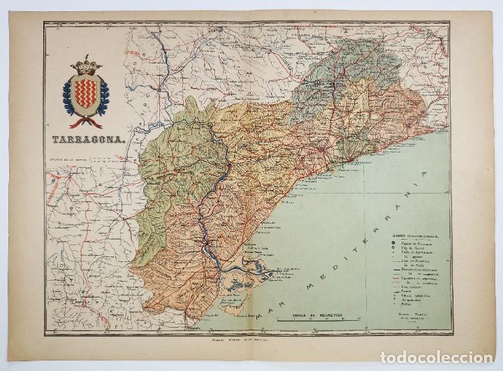 Mapas contempor&aacute;neos: 1910 MAPA PLANO DE TARRAGONA - Foto 1