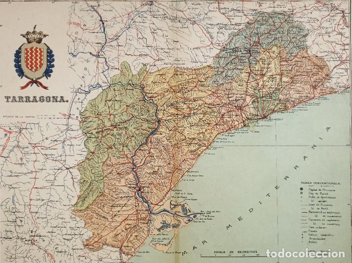 Mapas contempor&aacute;neos: 1910 MAPA PLANO DE TARRAGONA - Foto 2