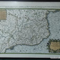 Mapas contemporáneos: REPRODUCCION MAPA LINO O SIMILAR 1680 PRINCIPAUTE DE CATALOGNE - LES COMTES DE ROUSSILLON CERDAGNE. Lote 346697308