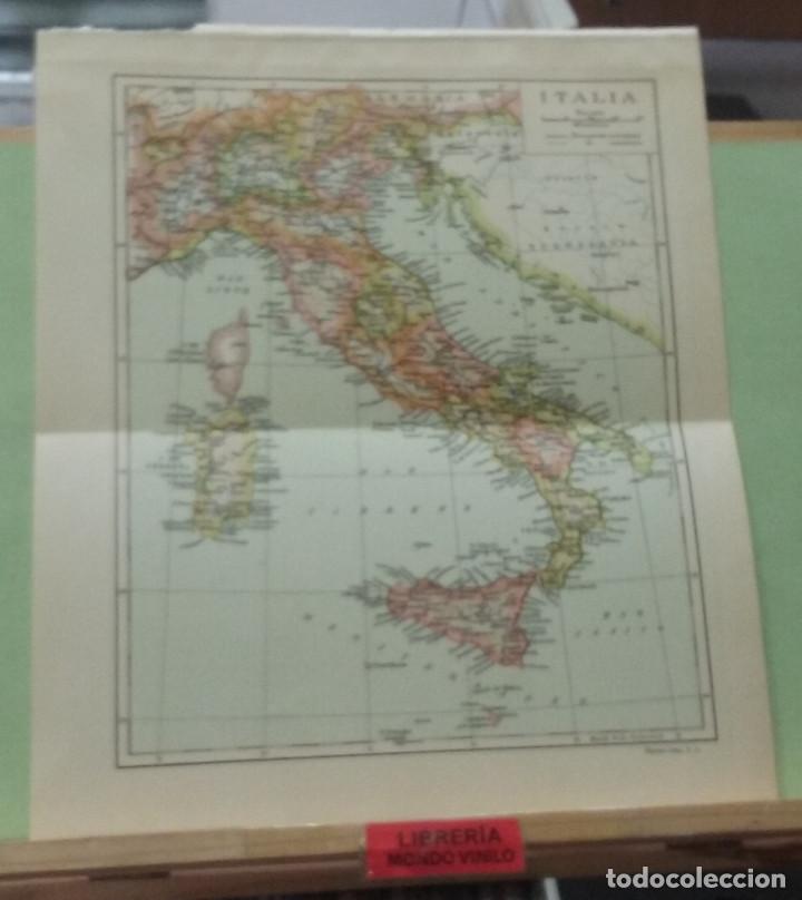 Contemporary maps: L&aacute;mina. Mapa de Italia, escala gr&aacute;fica, 29x24 cm