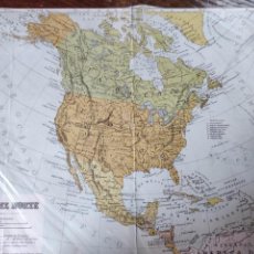 Mapas contemporáneos: MAPA DE AMÉRICA DEL NORTE. Lote 347787088