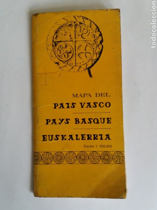 Contemporary maps: MAPA DEL PAIS VASCO - PAYS BASQUE - EUSKALERRIA. JOSEBA GERE&Ntilde;O. SEIX BARRAL 1972