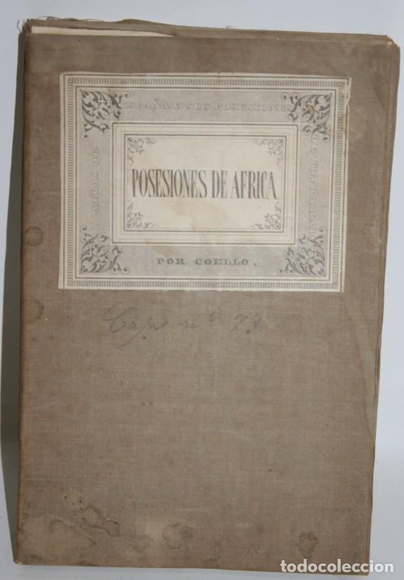 Contemporary maps: POSESIONES DE &Aacute;FRICA POR COELLO
