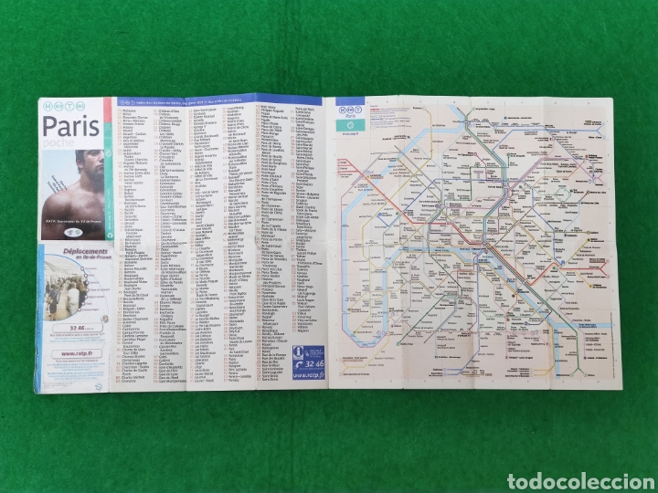 Mapas contempor&aacute;neos: Plano mini transporte plan Paris Poche 2007 mapa - Foto 3