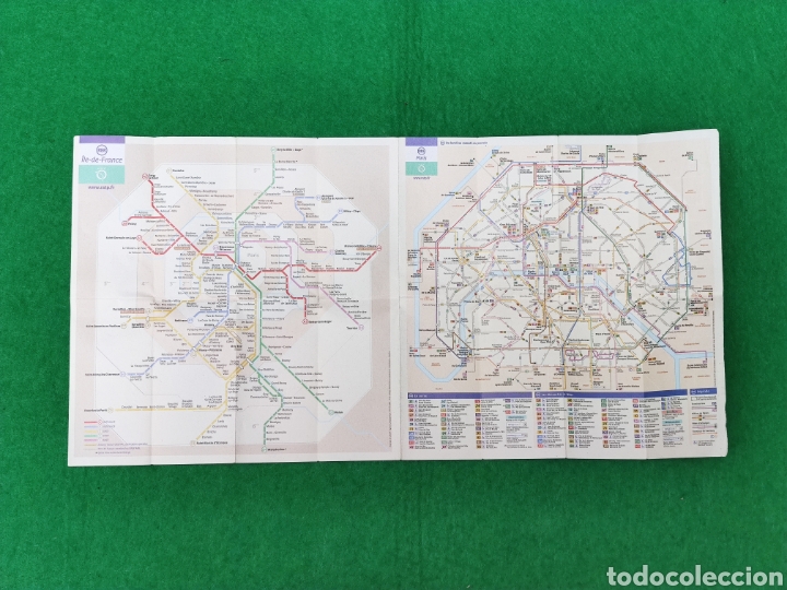 Mapas contempor&aacute;neos: Plano mini transporte plan Paris Poche 2007 mapa - Foto 6