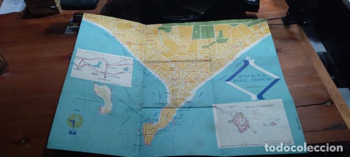 Contemporary maps: Antiguo mapa turistico Asi es Punta del Este Uruguay de ESSO y ATLANTIC