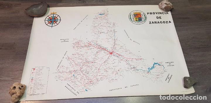 Contemporary maps: Plano provincia de Zaragoza a&ntilde;o 1975 Caja de Ahorros y Monte de Piedad