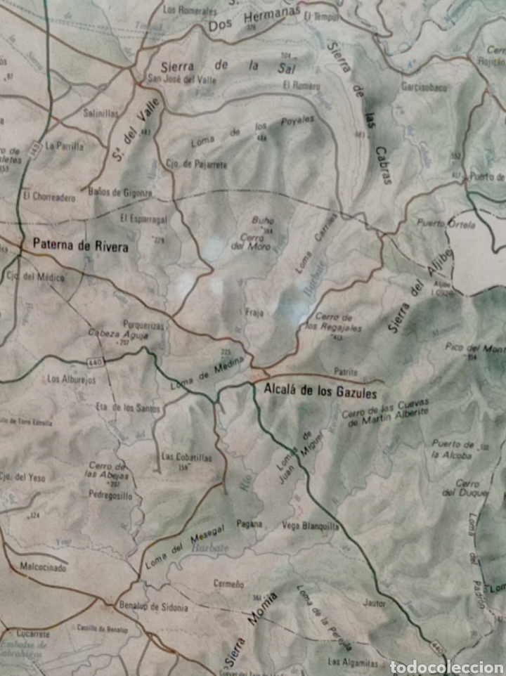 Mapas contempor&aacute;neos: ANTIGUO MAPA DE LA PROVINCIA DE C&Aacute;DIZ - Foto 4