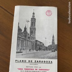 Mapas contemporáneos: PLANO DE ZARAGOZA. EDICIÓN 1945-46, DE RAMIRO GONZÁLEZ LÓPEZ