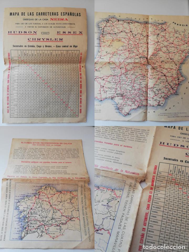 Contemporary maps: MAPA DE LAS CARRETERAS ESPA&Ntilde;OLAS obsequio de la casa NEIRA para uso de los turistas. 49'5x35