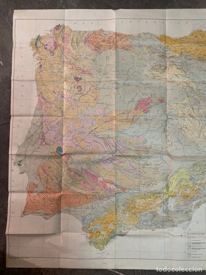 Mapas contempor&aacute;neos: GRAN MAPA TECT&Oacute;NICO DE LA PENINSULA IB&Eacute;RICA - Foto 4