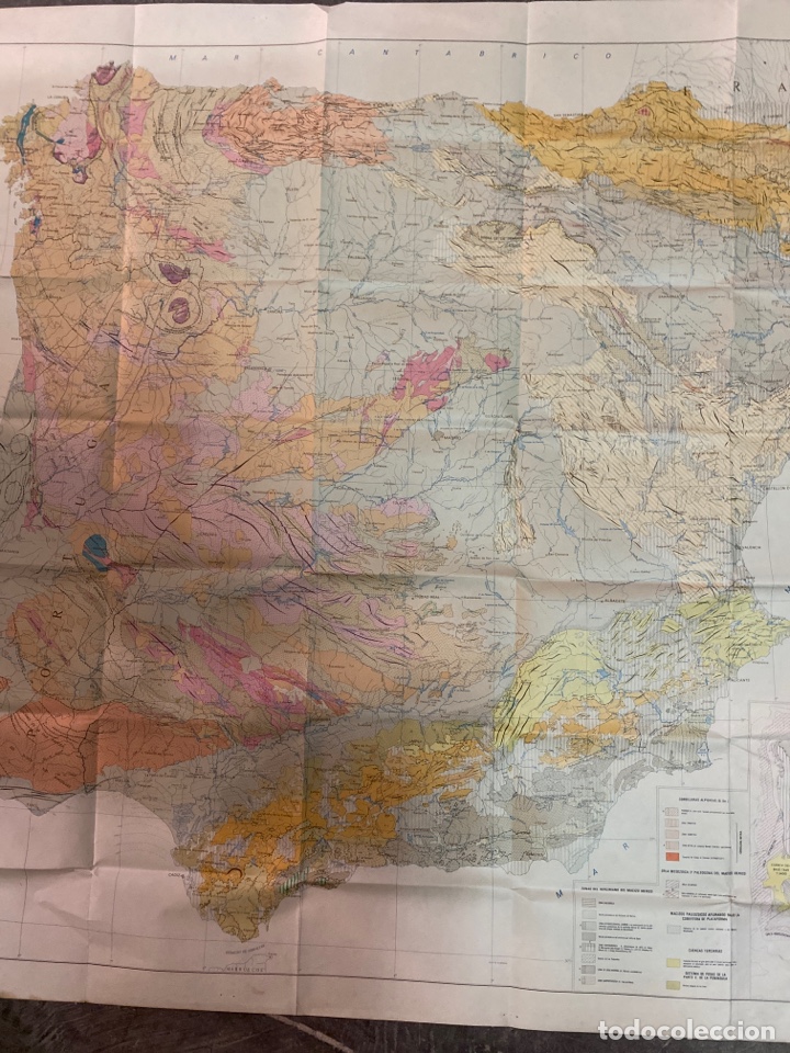 Mapas contempor&aacute;neos: GRAN MAPA TECT&Oacute;NICO DE LA PENINSULA IB&Eacute;RICA - Foto 6