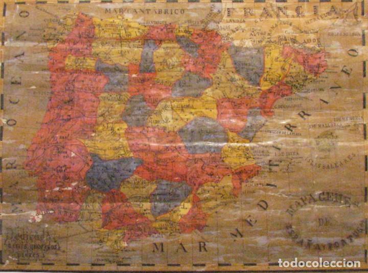 Zeitgen&ouml;ssische Karten: MAPA ANTIGUO ESPA&Ntilde;A A&Ntilde;OS 40