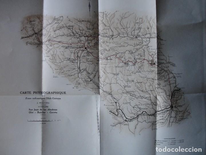 Contemporary maps: MAPA ZONA VOLCANICA OLOT GERONA .1926. CATALU&Ntilde;A.GEOLOGIA.30X22