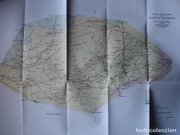 Contemporary maps: MAPA CUENA POTASICA DE CATALU&Ntilde;A .1926. CATALU&Ntilde;A.GEOLOGIA.41X22