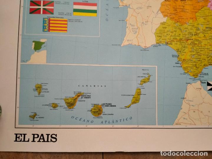 Mapas contempor&aacute;neos: mapa de Espa&ntilde;a Comunidades. 1995 - Foto 3